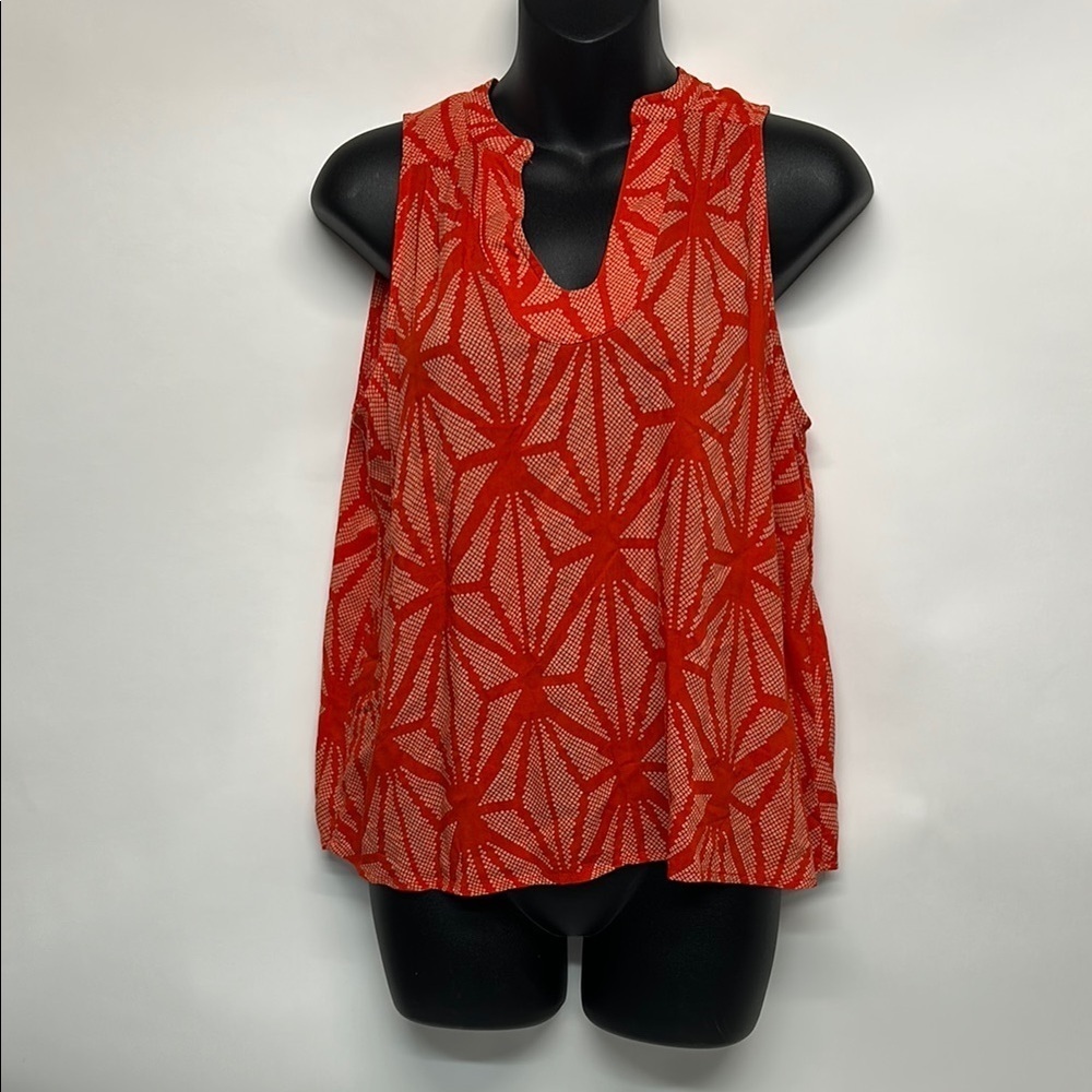Red Sleeveless Women's Top Maeve size small - Picture 1 of 6